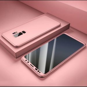 Galaxy S9 plus rose gold 360 Protection Case